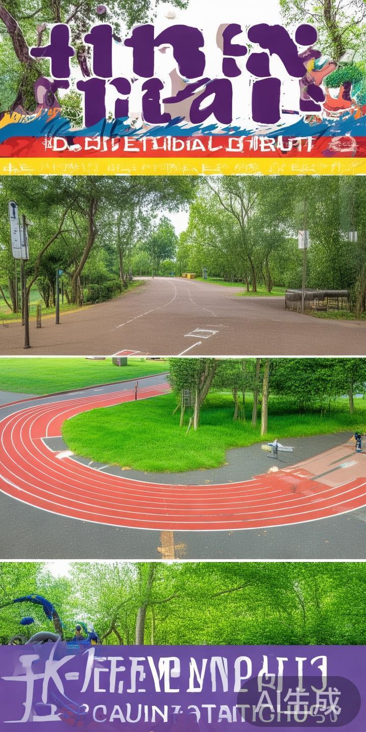 健身路径与户外慢跑道：设有不同难度的路径，适合跑步