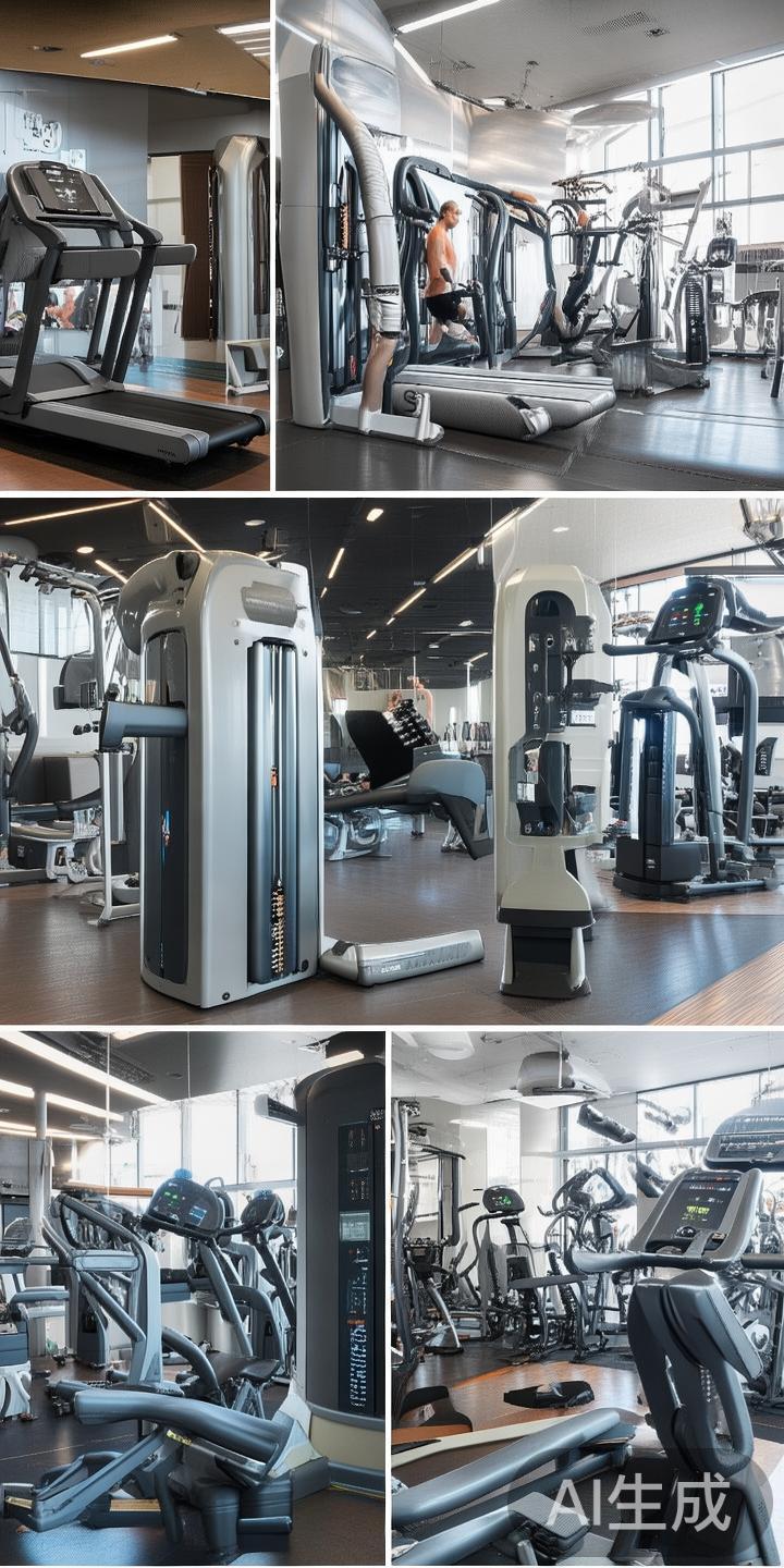 李宁体育馆装备了先进的运动器械，包括多功能跑步机、